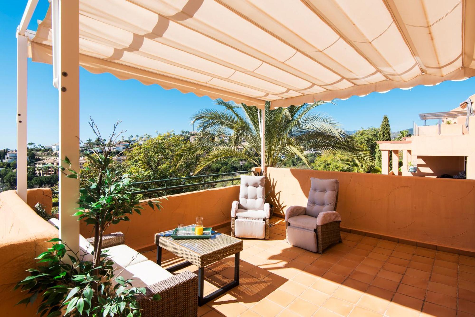 Rentandhomes Penthouse Elviria Golf Marbellac Extérieur photo