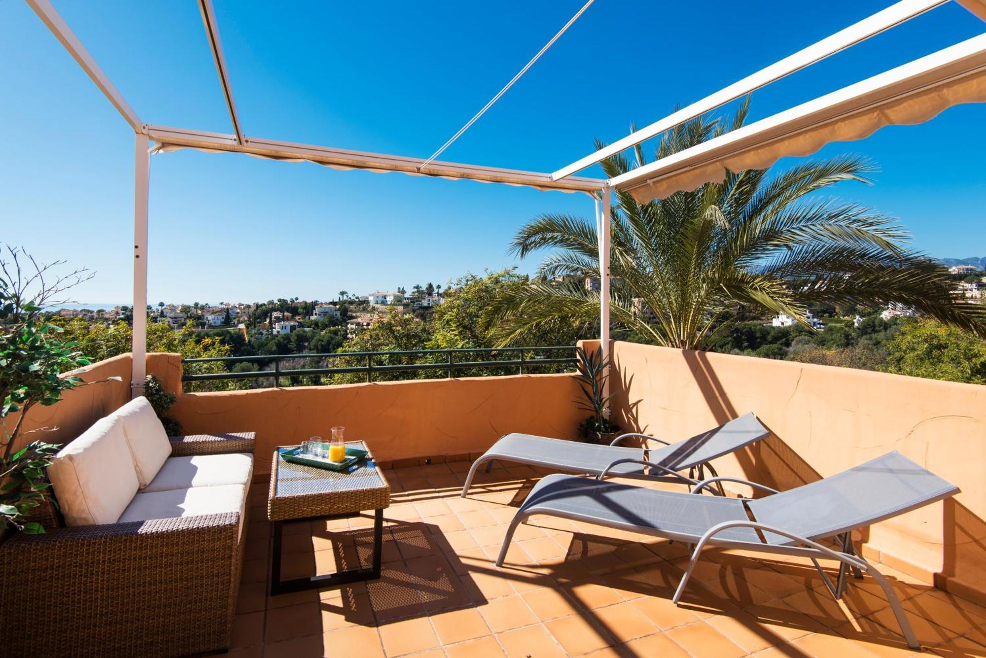 Rentandhomes Penthouse Elviria Golf Marbellac Extérieur photo