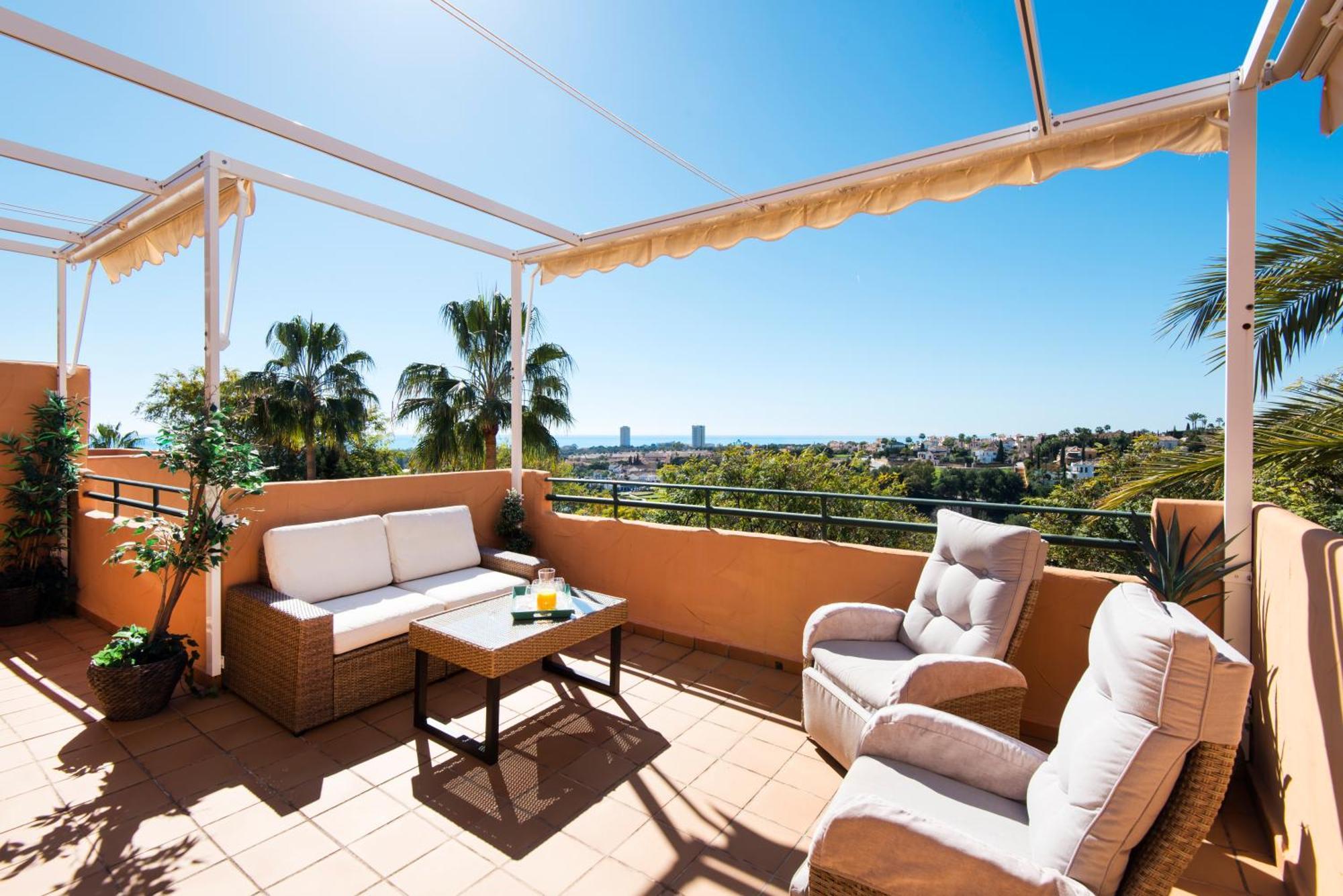 Rentandhomes Penthouse Elviria Golf Marbellac Extérieur photo