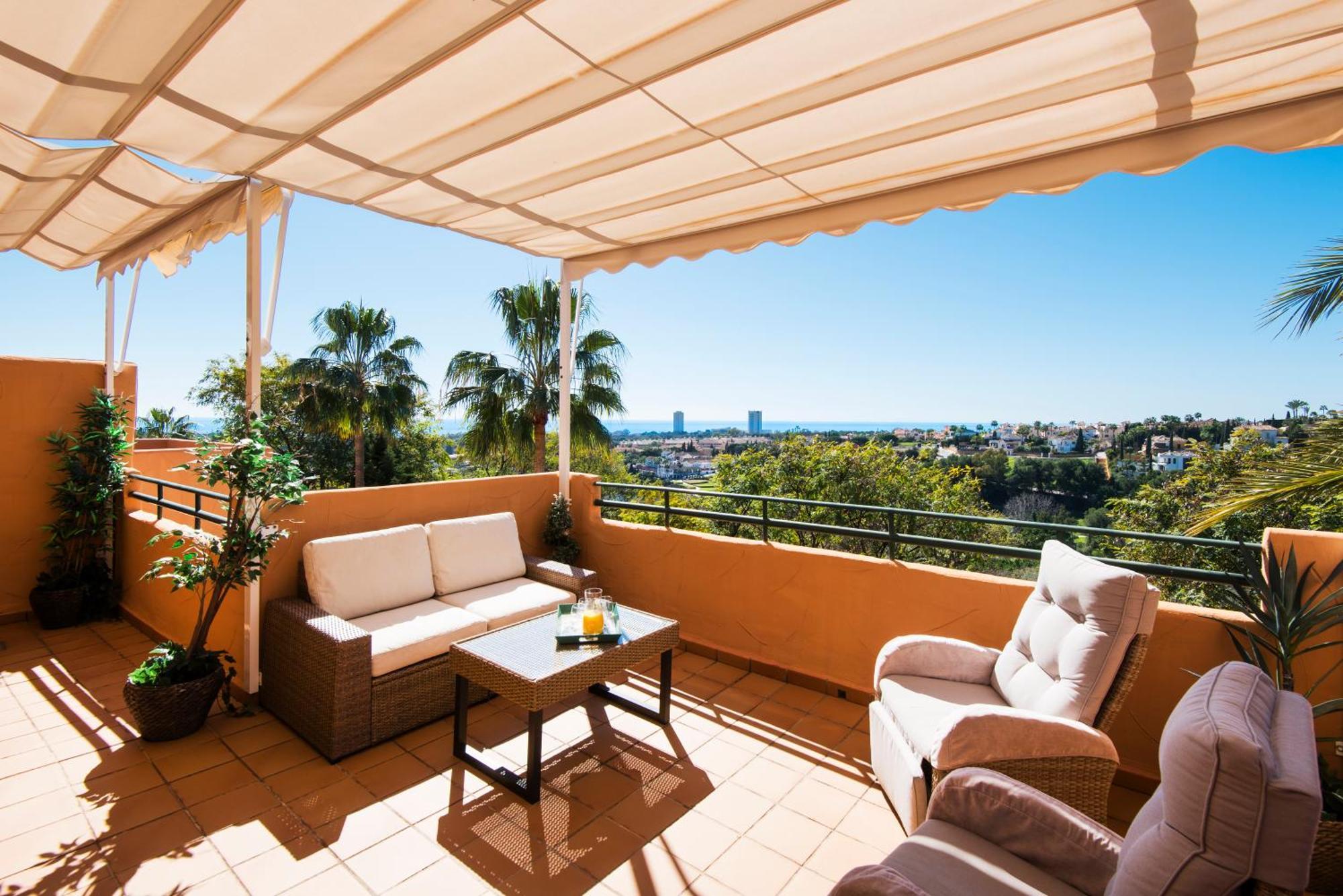 Rentandhomes Penthouse Elviria Golf Marbellac Extérieur photo